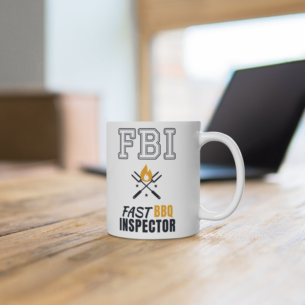 Šalica „FBI – Fast BBQ Inspector”