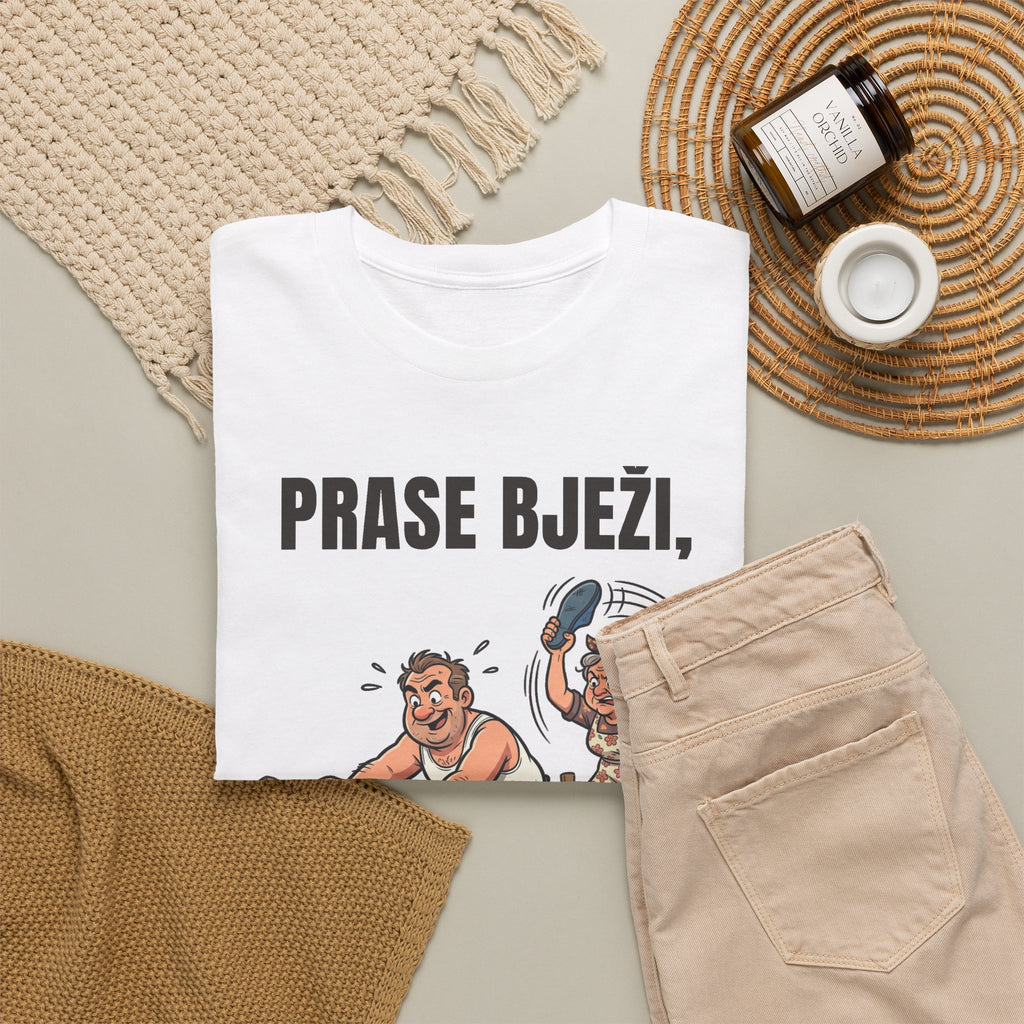 Majica „Prase bježi, žena stiže”