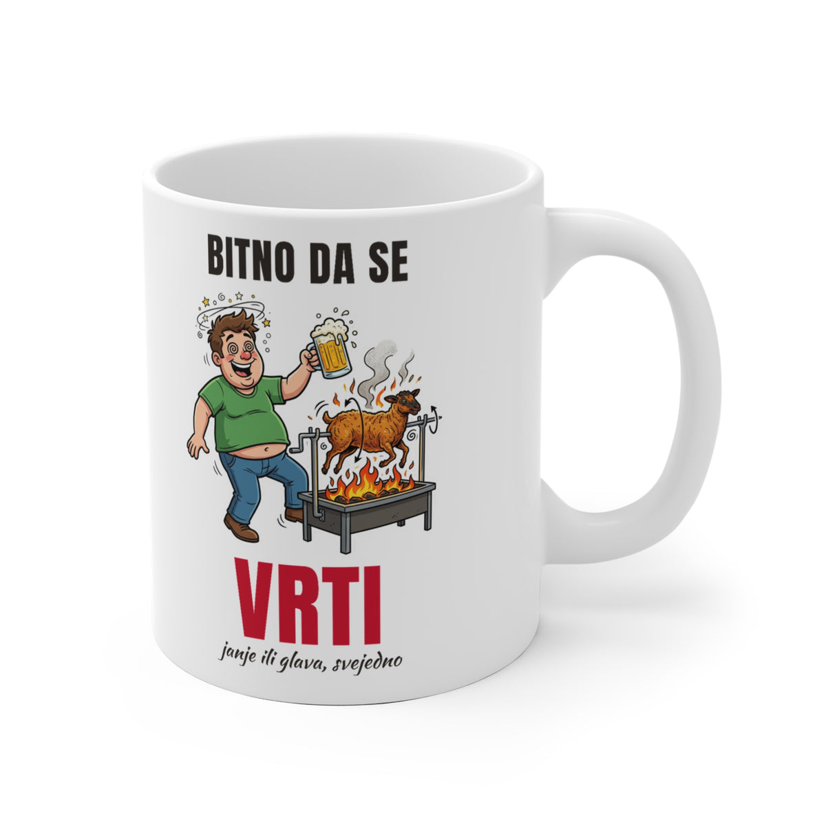 Šalica „Bitno da se vrti”