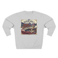 Božićni retro ski poster - Crewneck džemper "Sretan Božić"