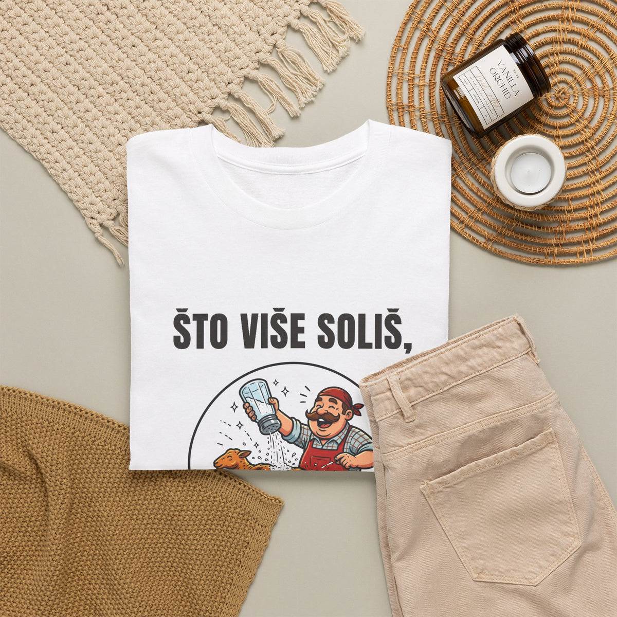 Majica „Što više soliš, slađe je”