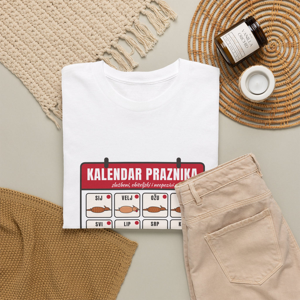 Majica „Kalendar praznika”
