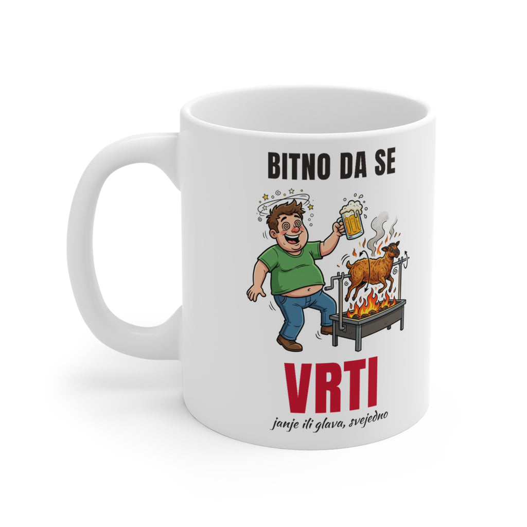 Šalica „Bitno da se vrti”